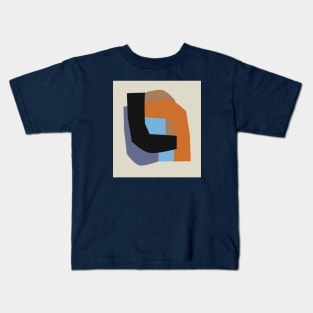 Autumnal Geometric Composition Kids T-Shirt